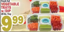 Bravo Supermarkets VEGETABLE TRAYS w/DIP offer