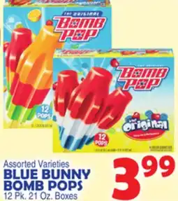 Bravo Supermarkets BLUE BUNNY BOMB POPS offer