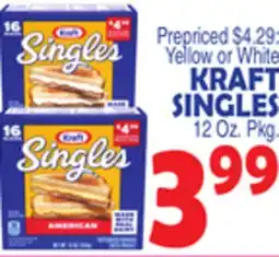 Bravo Supermarkets KRAFT SINGLES offer