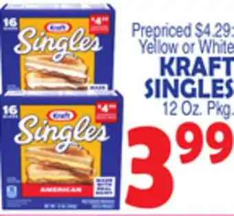 Bravo Supermarkets KRAFT SINGLES offer