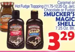 Bravo Supermarkets SMUCKER'S MAGIC SHELL offer