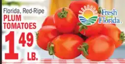 Bravo Supermarkets FRESH FROM FLORIDA PLUM TOMATOES offer