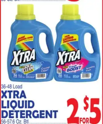 Bravo Supermarkets XTRA LIQUID DETERGENT offer
