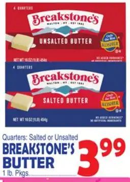 Bravo Supermarkets BREAKSTONE'S BUTTER offer
