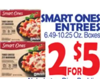 Bravo Supermarkets SMART ONES ENTREES offer