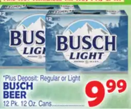 Bravo Supermarkets BUSCH BEER offer