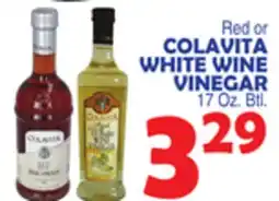 Bravo Supermarkets RED OR COLAVITA WHITE WINE VINEGAR offer