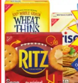 Bravo Supermarkets NABISCO, RITZ 8.6-13.7 Oz. Box OR TRISCUIT CRACKERS 7.5-8.5 Oz. Box offer