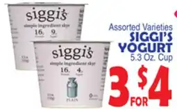 Bravo Supermarkets SIGGI'S YOGURT offer