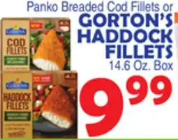 Bravo Supermarkets GORTON'S HADDOCK FILLETS offer