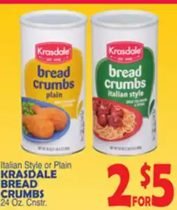 Bravo Supermarkets KRASDALE BREAD CRUMBS offer