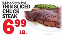 Bravo Supermarkets Thin Sliced Chuck Steak offer