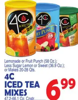 Bravo Supermarkets 4C ICED TEA MIXES offer