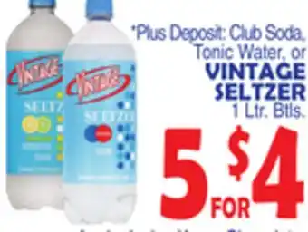 Bravo Supermarkets VINTAGE SELTZER offer