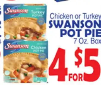 Bravo Supermarkets SWANSON POT PIE offer
