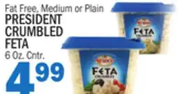 Bravo Supermarkets PRESIDENT CRUMBLED FETA offer