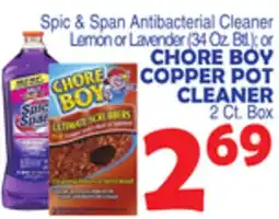 Bravo Supermarkets Chore Boy Copper Pot Cleaner offer