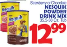 Bravo Supermarkets NESQUIK POWDER DRINK MIX offer