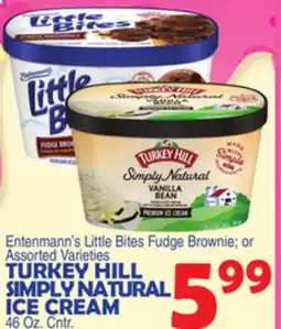 Bravo Supermarkets TURKEY HILL SIMPLY NATURAL ICE CREAM offer