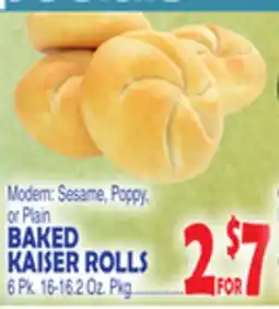 Bravo Supermarkets BAKED KAISER ROLLS offer