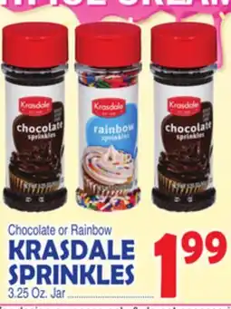 Bravo Supermarkets KRASDALE SPRINKLES offer