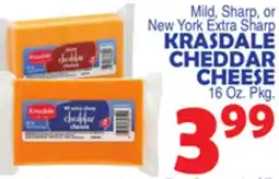 Bravo Supermarkets KRASDALE CHEDDAR CHEESE offer