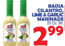 Bravo Supermarkets BADIA CILANTRO, LIME & GARLIC MARINADE offer