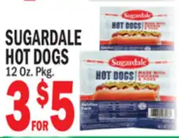 Bravo Supermarkets SUGARDALE HOT DOGS offer