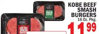 Bravo Supermarkets KOBE BEEF SMASH BURGERS offer