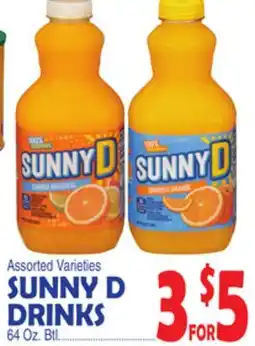 Bravo Supermarkets SUNNY D DRINKS offer