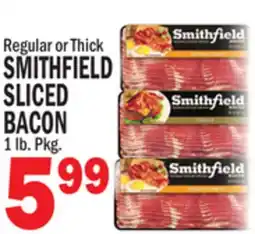 Bravo Supermarkets SMITHFIELD SLICED BACON offer
