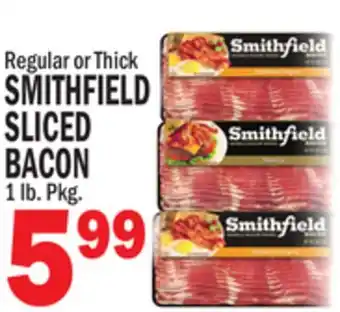 Bravo Supermarkets SMITHFIELD SLICED BACON offer