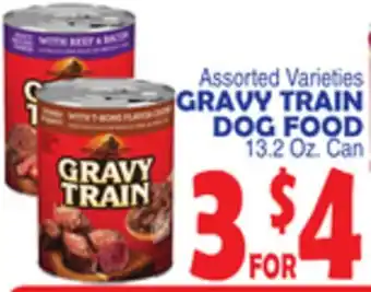 Bravo Supermarkets GRAVY TRAIN DOG FOOD offer