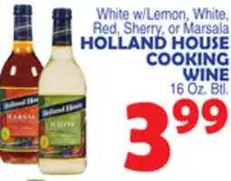 Bravo Supermarkets HOLLAND HOUSE COOKING WINE offer