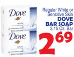 Bravo Supermarkets DOVE BAR SOAP offer