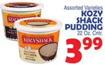Bravo Supermarkets KOZY SHACK PUDDING offer