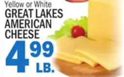 Bravo Supermarkets GREAT LAKES AMERICAN CHEESE offer