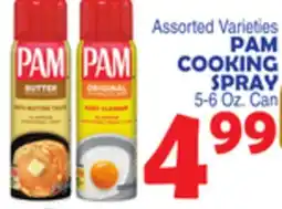 Bravo Supermarkets PAM COOKING SPRAY offer