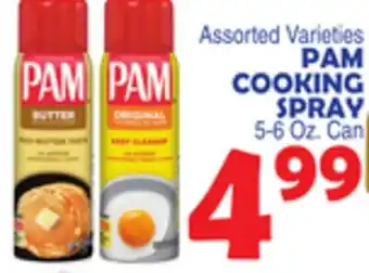 Bravo Supermarkets PAM COOKING SPRAY offer