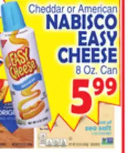 Bravo Supermarkets NABISCO EASY CHEESE offer