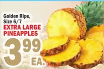Bravo Supermarkets EXTRA LARGE PINEAPPLES offer