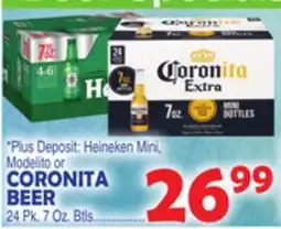 Bravo Supermarkets CORONITA BEER offer