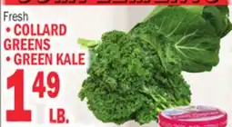 Bravo Supermarkets COLLARD GREENS, GREEN KALE offer