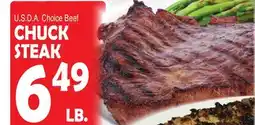 Bravo Supermarkets CHUCK STEAK offer
