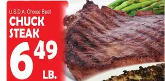 Bravo Supermarkets CHUCK STEAK offer