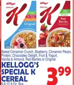 Bravo Supermarkets KELLOGG'S SPECIAL K CEREAL offer