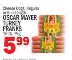 Bravo Supermarkets OSCAR MAYER TURKEY FRANKS offer