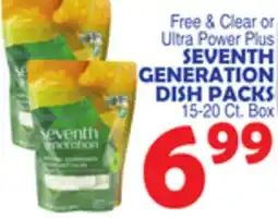 Bravo Supermarkets SEVENTH GENERATION DISH PACKS offer