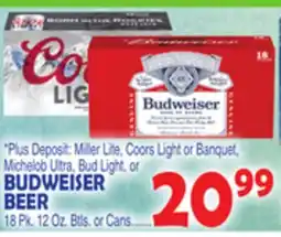 Bravo Supermarkets BUDWEISER BEER offer
