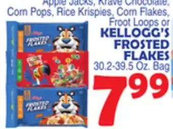 Bravo Supermarkets KELLOGG'S FROSTED FLAKES offer